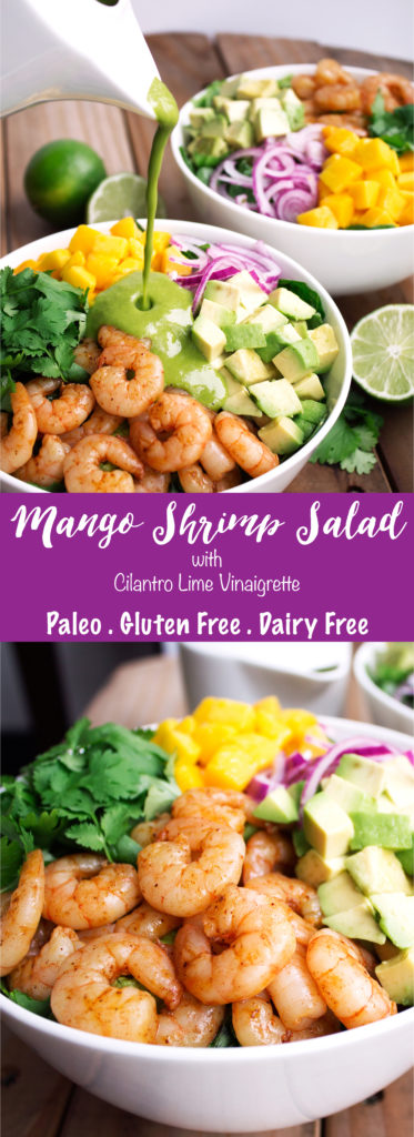 Mango Shrimp Salad | Kit's Coastal | #kitscoastal #coastalpaleo #paleo #glutenfree #dairyfree