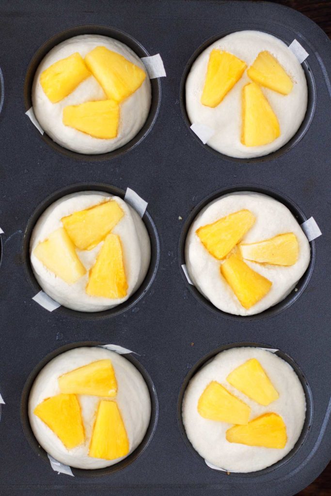 Mini Piña Colada Cheesecakes - Kit's Kitchen