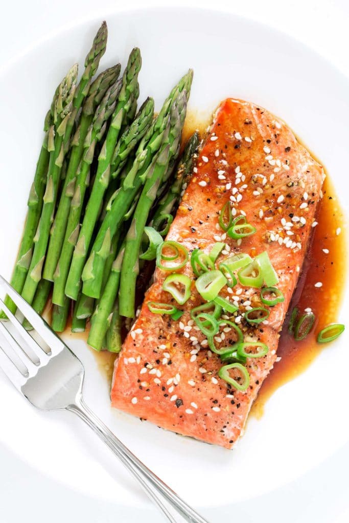 Honey Garlic Glazed Salmon Recipe