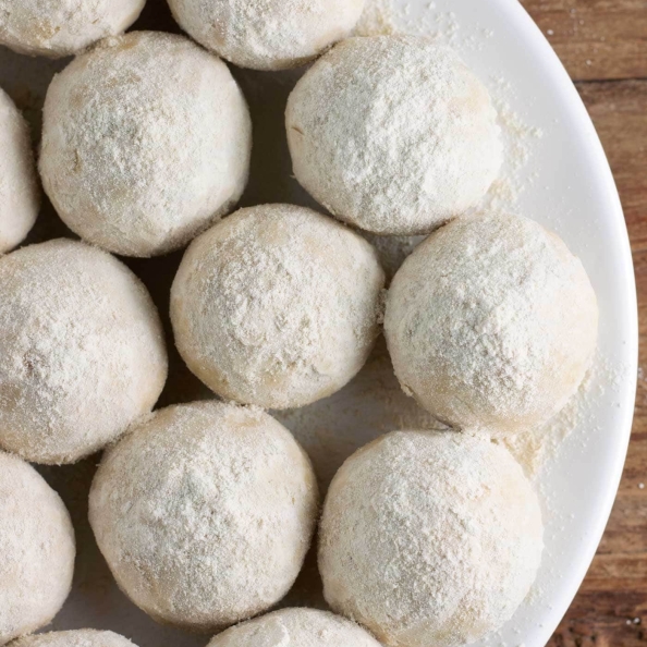 Paleo Russian Tea Cakes - Kit's Kitchen