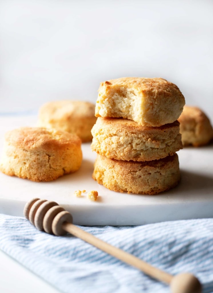 Keto Biscuits Recipe (buttermilk Biscuits) - Kit's Kitchen