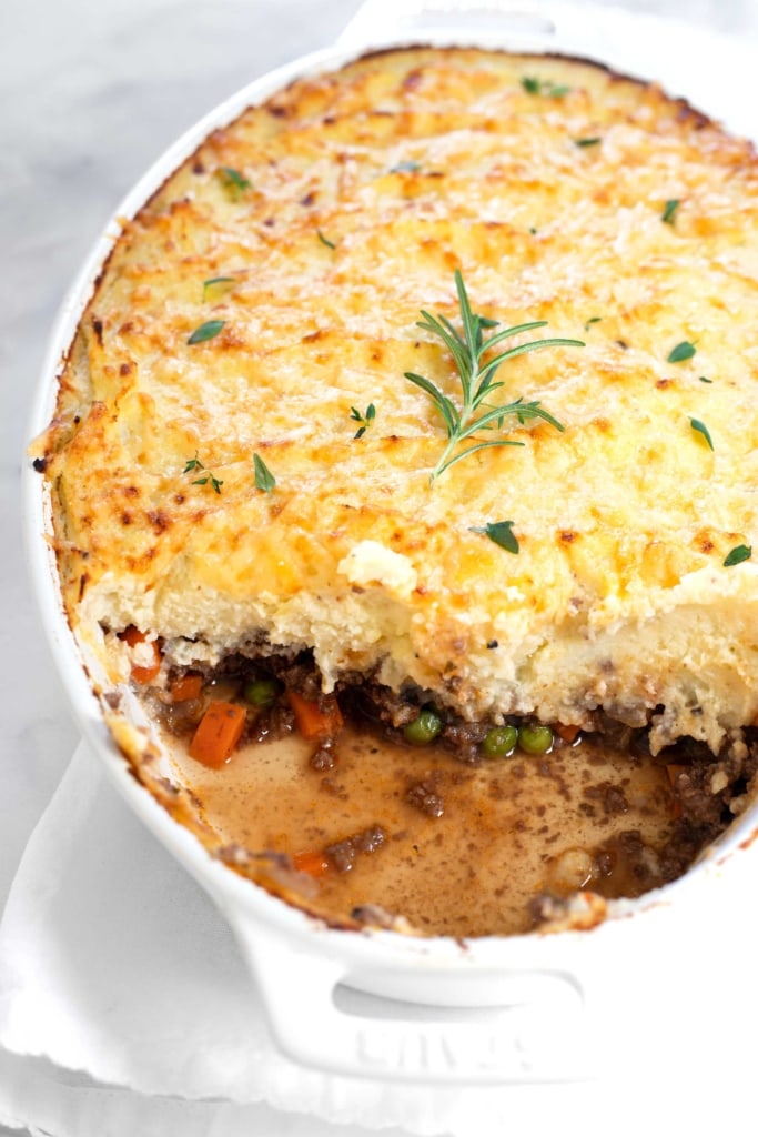 Cheesy Cauliflower Shepherd's Pie (Keto)