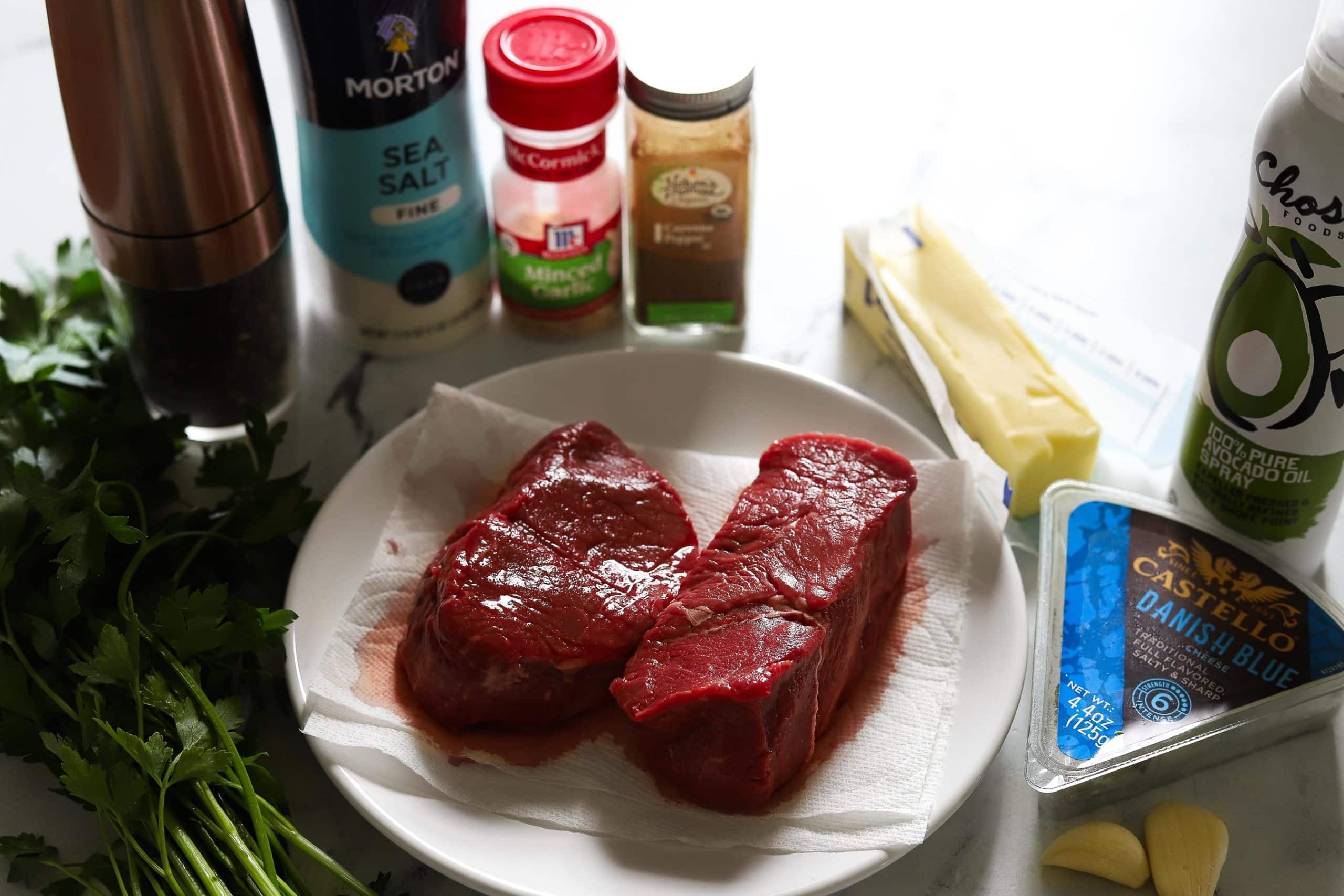 ingredients for Perfect Air Fryer Steak