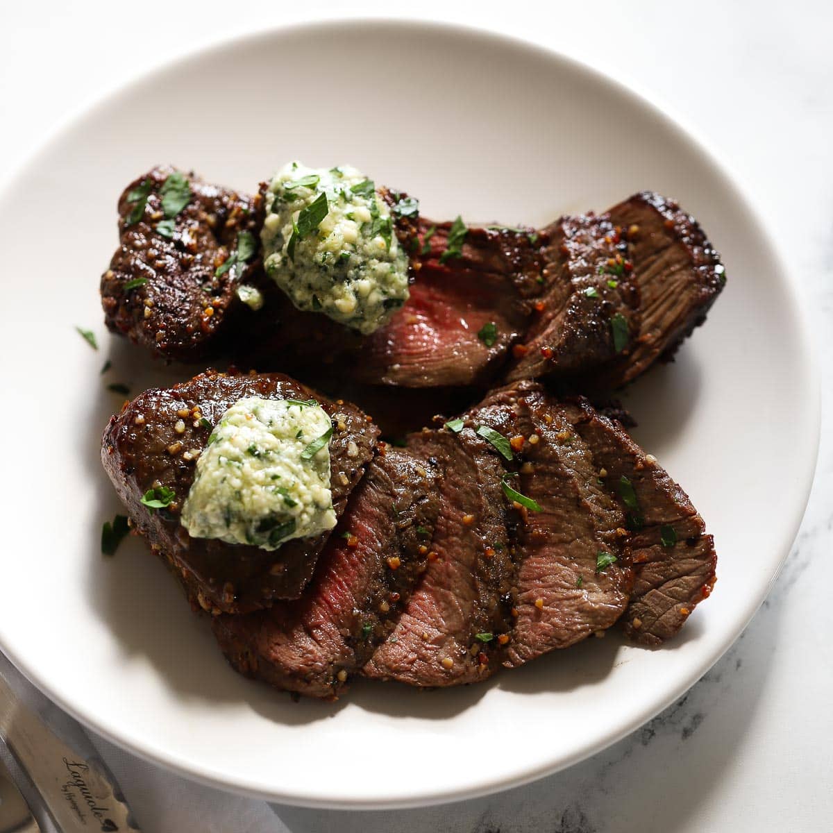 Sous Vide Flank Steak With Creamy Peppercorn Sauce - Went Here 8 This