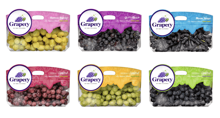 Grapery grape varieties - photo via Grapery website