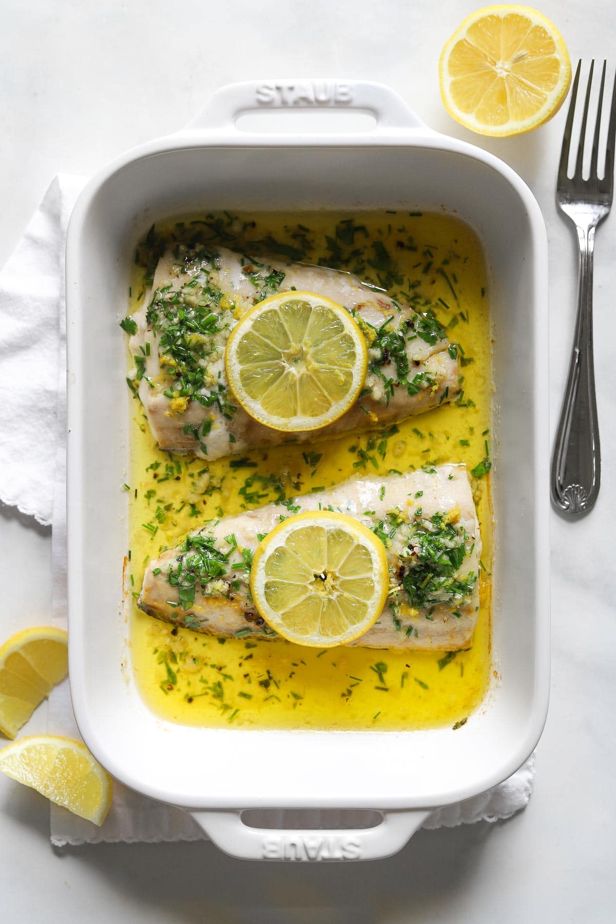 oven baked battered halibut healthier fish chips family dinner easy